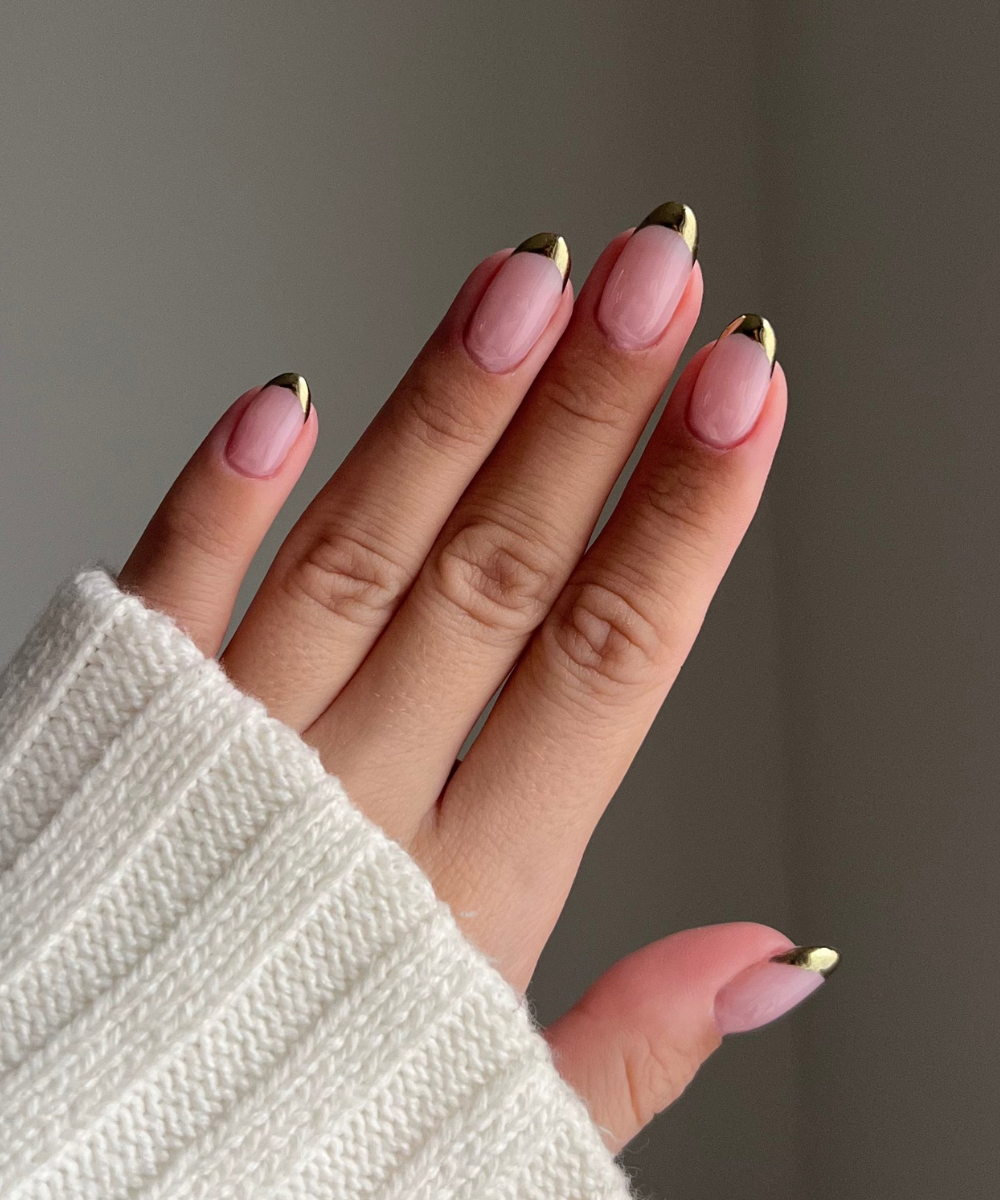 Naillak Chrome Powder - Gold (inkl. 3 applikatorer) - Naillak.dk