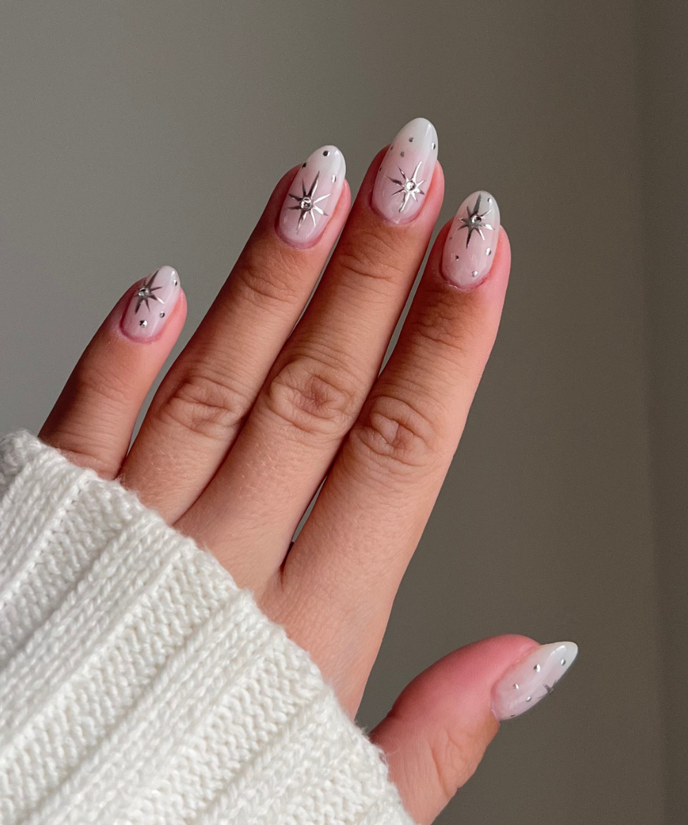 Naillak Chrome Powder - Silver (inkl. 3 applikatorer) - Naillak.dk