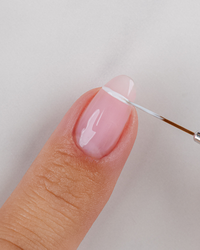 step 2: Tegn en horisontal linje