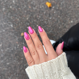 Naillak Pearl Powder - Pink (inkl. 3 applikatorer)