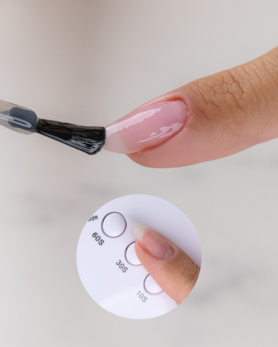 step 2: mellemhærde topcoat