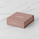 Naillak Pearl Powder - White (inkl. 3 applikatorer)